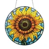 Diamond Painting Sunflower Pendant for Home Garden