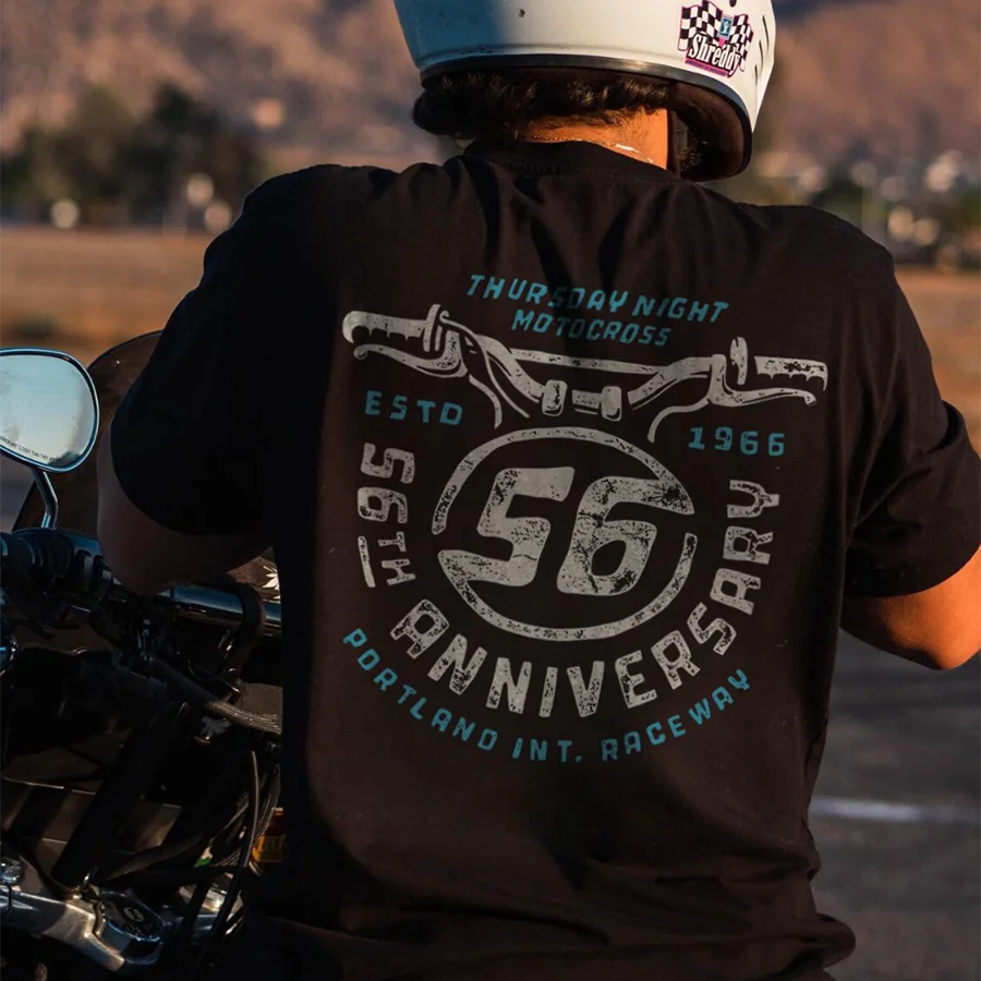Thursday Night Motocross Printed Men's T-shirt - Devcarry
