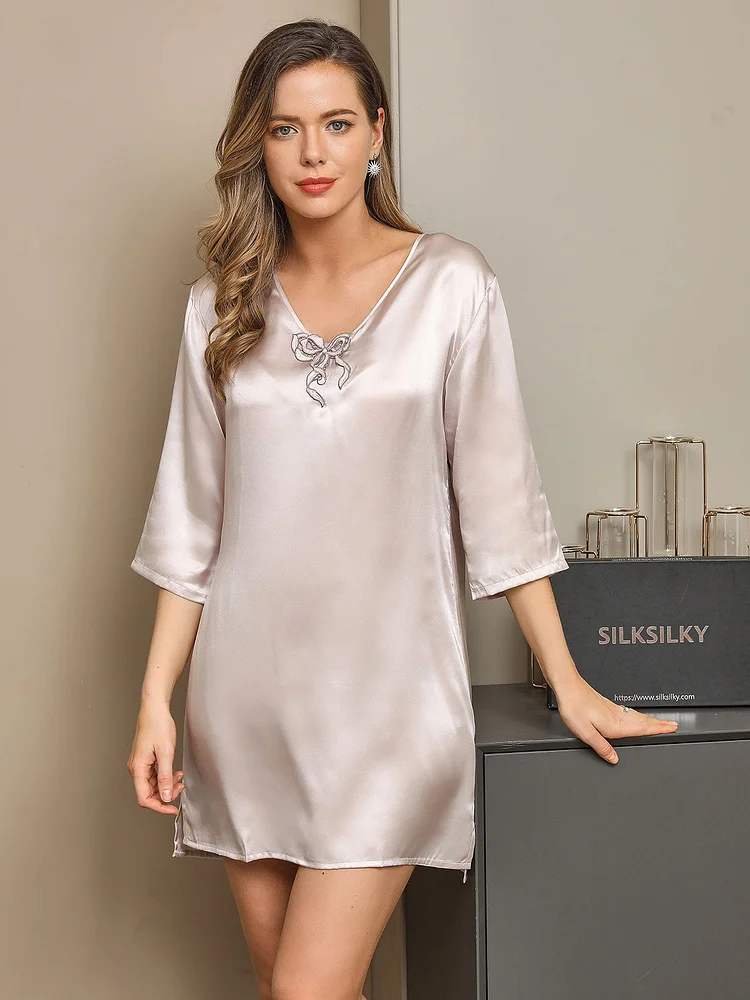 Pure Silk Sexy Slip Nightgown