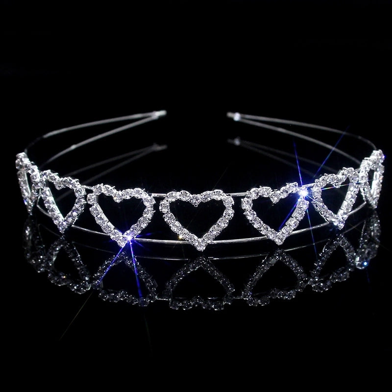 Women’s Elegant Glam Bridal Crown Metal Plating Inlay Artificial Pearls Rhinestones Crown