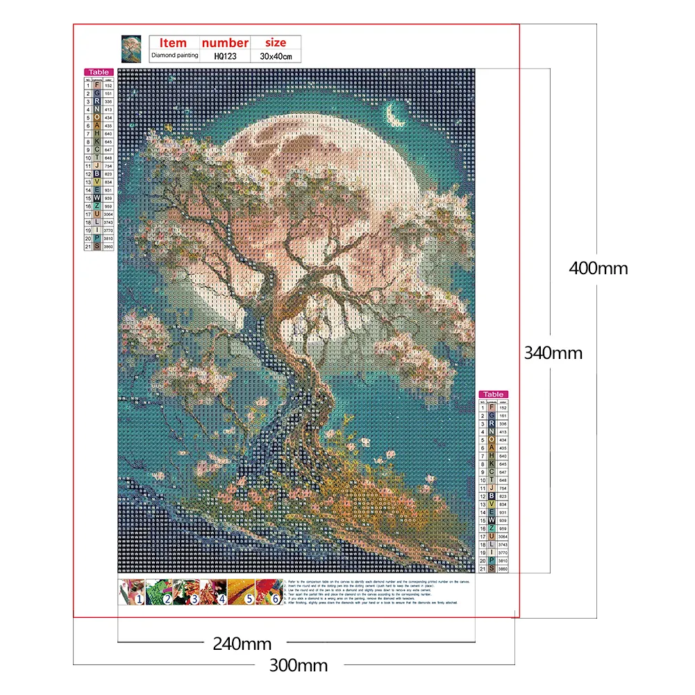 Diamond Painting - Full Round Drill - Tree(30*40cm)