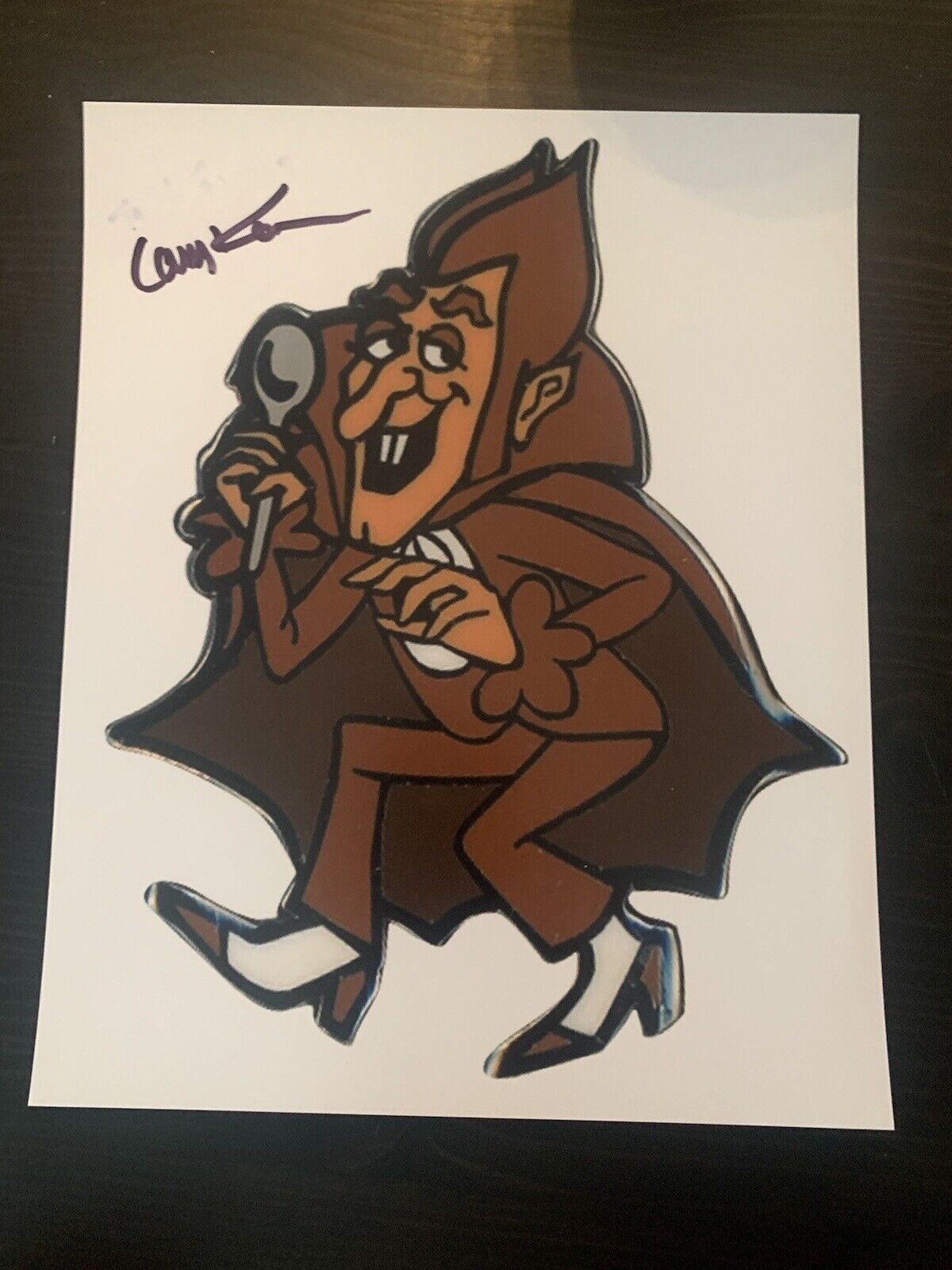 Larry Kenney Signed Count Chocula 8x10 Photo Poster painting Autographed Voice of Count Chocula