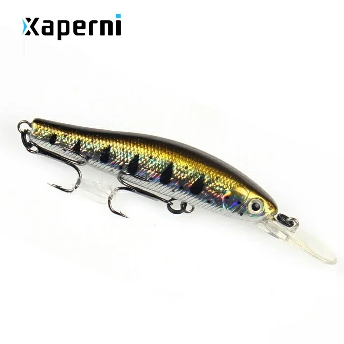Retail 2017  Hot model: A+ fishing lures, 8colors for choose mini crank 70mm 5.8g Xaperni suspending dive 1m minnow hard bait