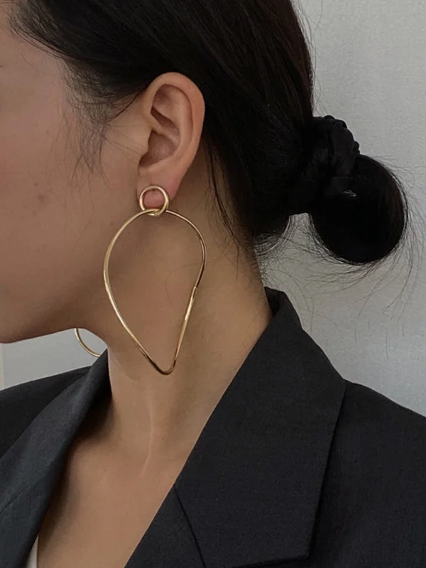 Statement Minimalist Chic Geometric Earrings