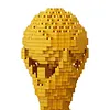 Sports Football Ball Building Kits Creativity Soccer and Cup Building Block Set Mini Collectible Peripheral Bricks Birthday Gift For Teens & Adults (trophy)