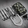 Portable Tactical Foldable Shovel Multitool for Hiking Emergency Use