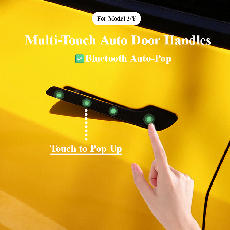 Teslasy Multi-Touch Pop-Out Door Handles Upgarde Kit For Tesla Model Y /Model 3