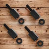 4Pcs Seat Height Adjuster with Spacer Pads for Can-Am Maverick X3 (Black)