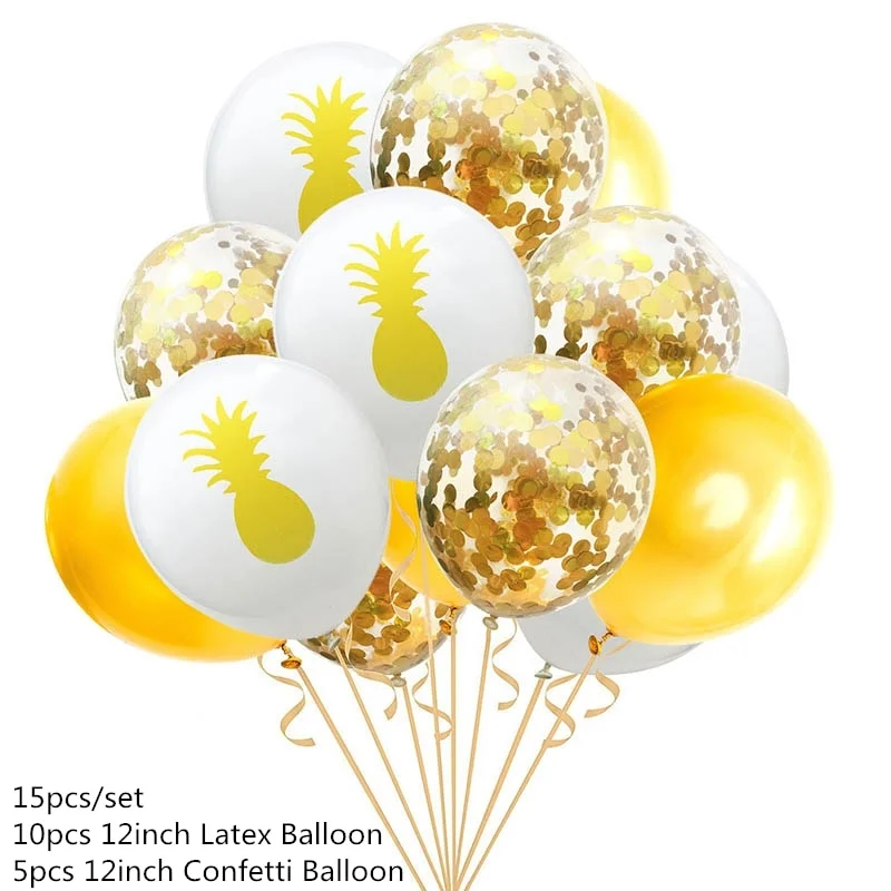 Hawaii Party Luau Flamingo Party Decorations Pineapple Summer Tropical Party Supplies Hawaiian Birthday Party Decor Wedding