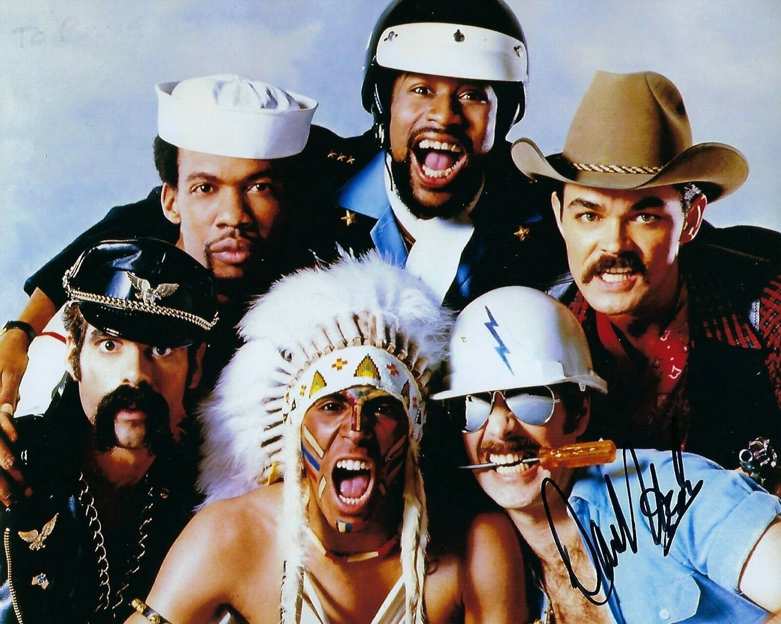 GFA The Village People Construction * DAVID HODO * Signed 8x10 Photo Poster painting D7 COA