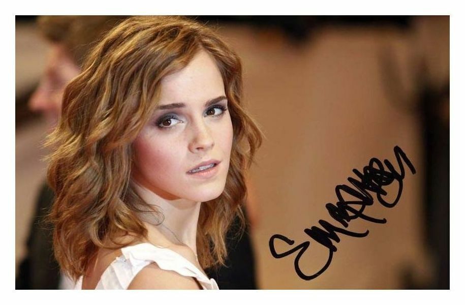 EMMA WATSON AUTOGRAPH SIGNED Photo Poster painting POSTER