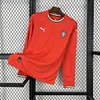 2025 Long Sleeves Portugal Home Football Shirt 1:1 Thai Quality