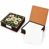 PU 5D Pearl Diamond Painting Kit Note Box DIY Diamond Art Notepad Box with 160 Sheets of Paper (Daisy Flower)