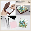 Wooden DIY Sea Turtle Diamond Painting Kit Note Box with 160 Papers for Office