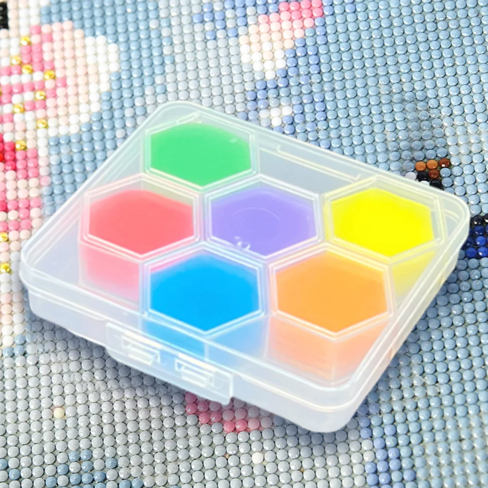 30/120Pcs Diamond Embroidery Drill Mud Kit with Box Diamond Mosaic Glue Clay Set