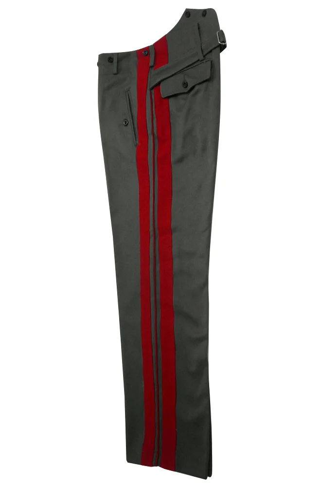   Wehrmacht German Officer Stone Grey Gabardine Straight Trousers German-Uniform