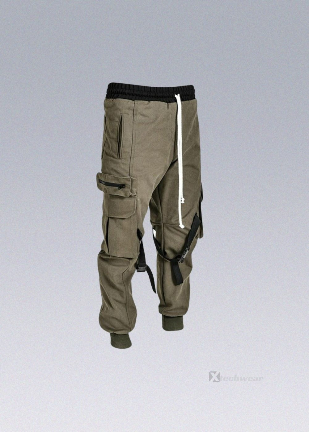 Ribbon Cargos Pants Techwear - X techwear-x
