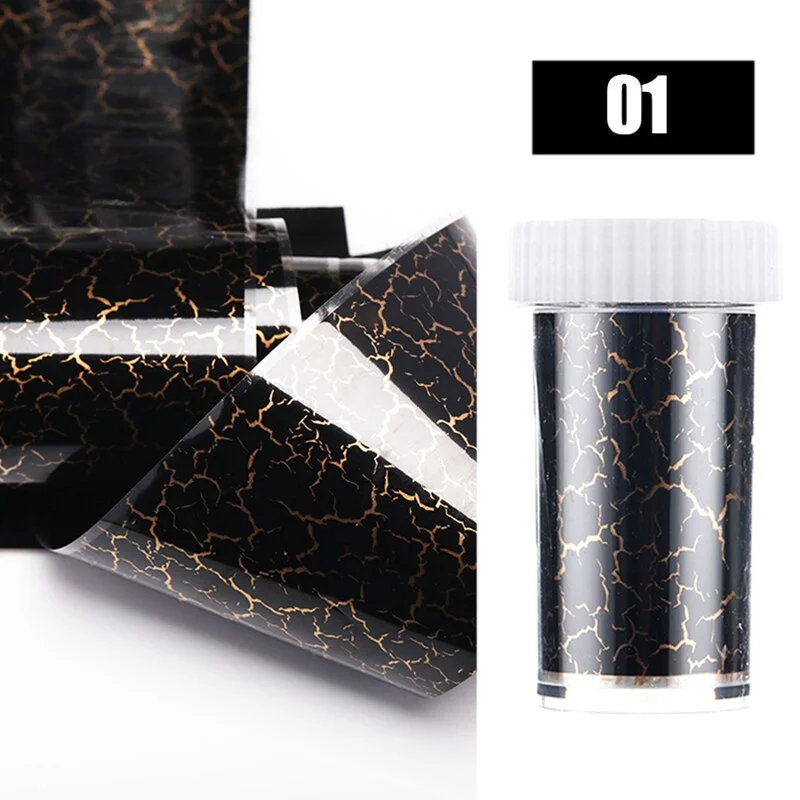 Nail Foils Marble Series Nail Transfer Foils Decorations DIY Idea Nail Art Transfer Sticker Decals Nail Accessories 4*100cm