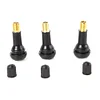 100pcs TR-413 Snap In Short Black Rubber Valve Stems TR413 Tubeless Valves