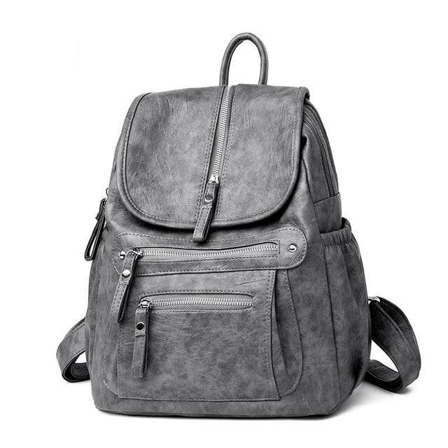 Casual Large Capacity Soft Backpack Vintage High Quality School Backpacks