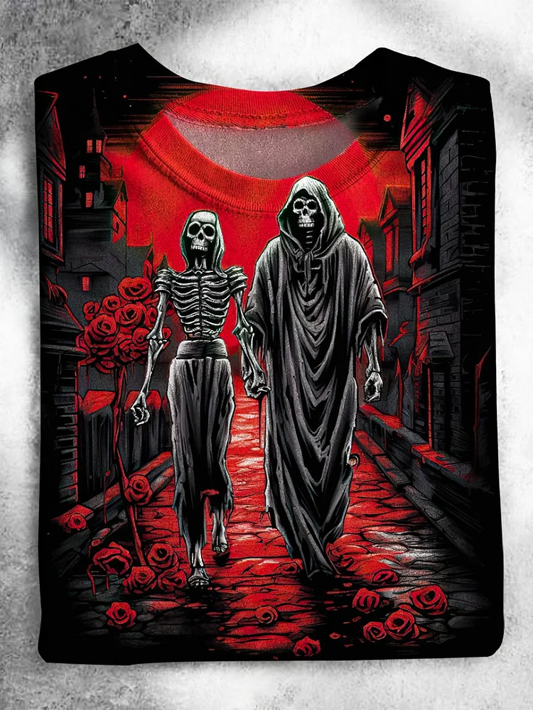 Halloween couple T-shirt