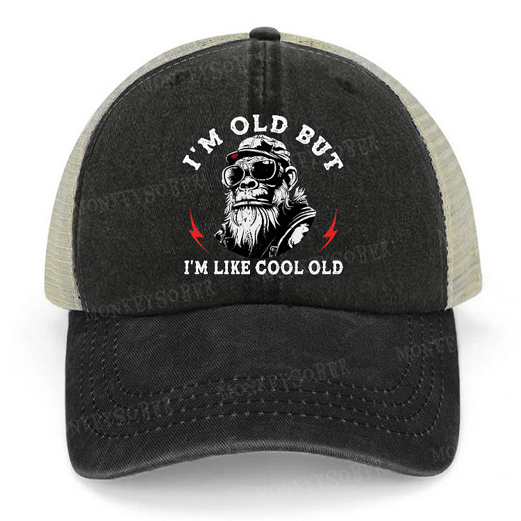 I'm Old But I'm Like Cool Old Funny Gift Trucker Cap