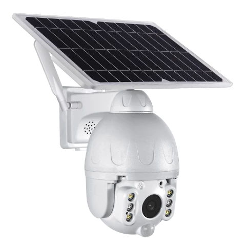 Pornhint SHIWOJIA Solar Panel Camera Wifi Version PTZ 4X 1080P Outdoor Security Wireless Monitor Waterproof CCTV Smart Home Surveillance