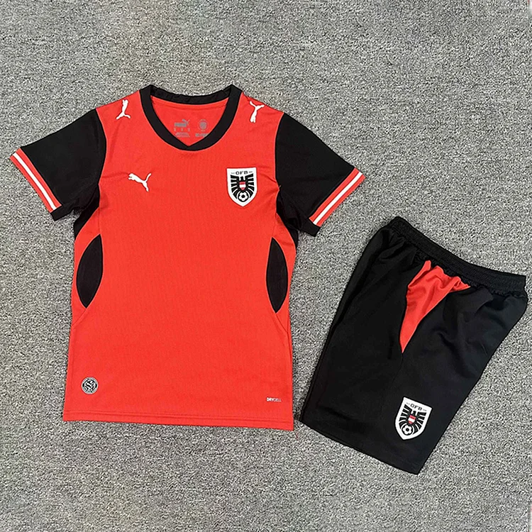 Kids Austria 2026 World Cup Home Jersey