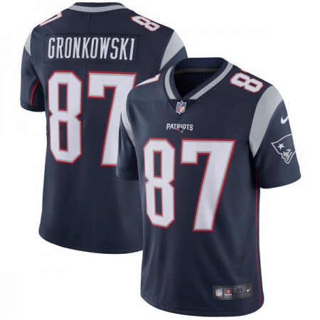 Youth New England Patriots #87 Rob Gronkowski  Navy Vapor Untouchable Limited Stitched NFL Jersey