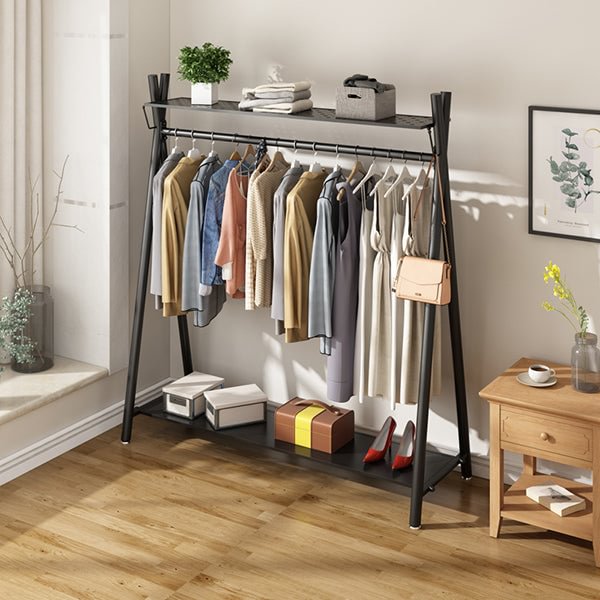 GLVEE Indoor Single-Bar Cross  Coat Rack