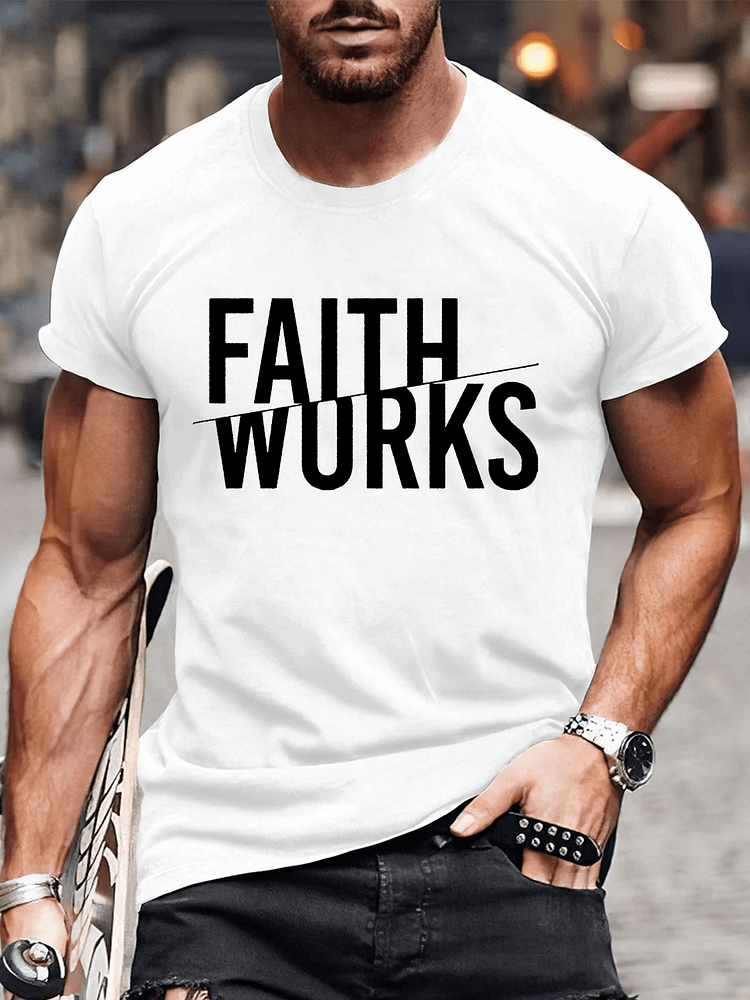 Faith Works Men's T-shirt