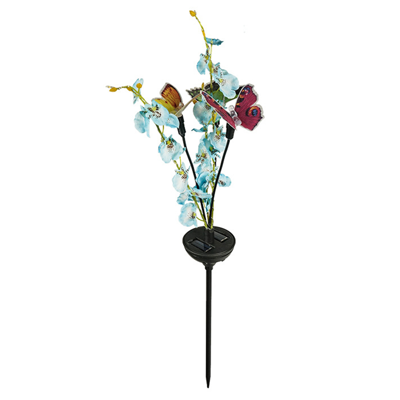 

Solar Garden Light Stake LED Dimming Flower Decor Craft (Three Butterflies), 501 Original