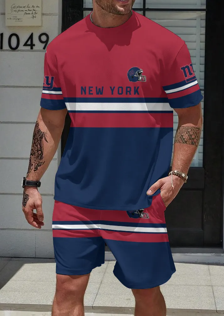 New York Giants Limited Edition Top And Shorts Two-Piece Suits
