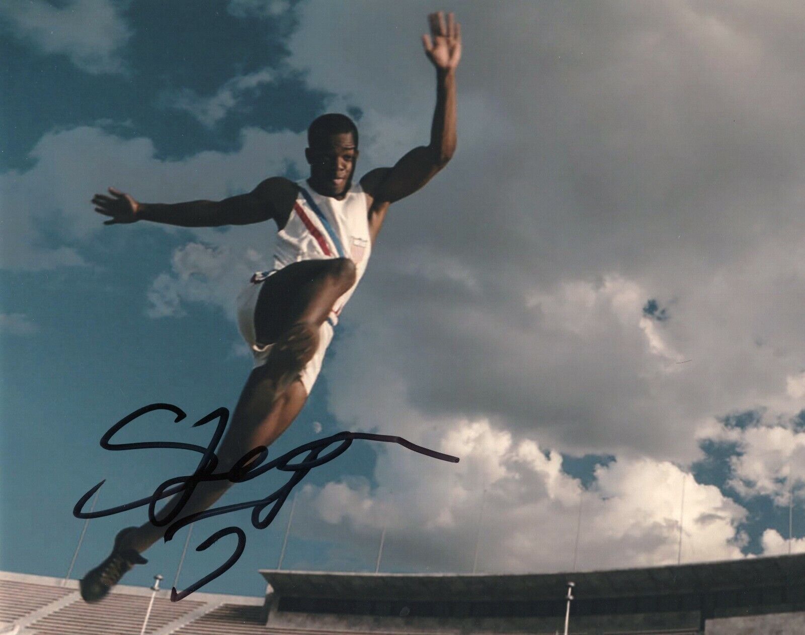 Stephan James Signed Race Movie Jesse Owens 8x10 Photo Poster painting w/COA