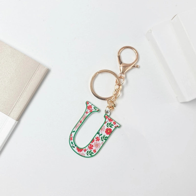 Elegant Streetwear Letter Pu Leather Alloy Women’s Bag Pendant Keychain