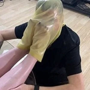 pornhint Pornhint New Feet Fetish Latex Hood Rubber Foot Worship Hood Unisex by Code LNDN