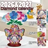 2026 Kalender DIY Diamond Painting Kit Holz Diamond Painting Kalender
