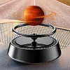 Desktop Car Air Freshener Solar Rotating Planetary Purifier, Solar Aromatherapy Diffuser with Galaxy Star Ball, Suitable for Indoor Auto Rotating Decoration Accessories