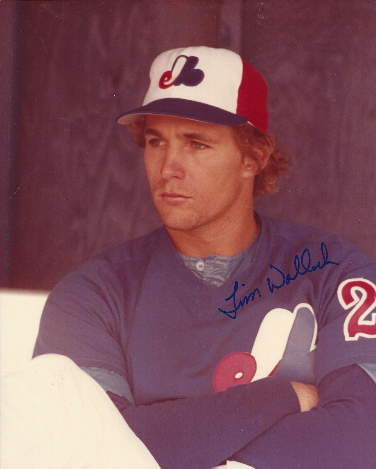 Tim Wallach Autographed 8x10 Montreal Expos#S472