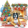 Diamond Painting-DIY Crystal Rhinestone Xmas Shepherd