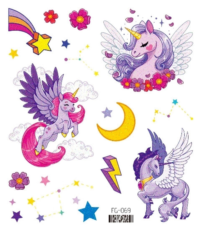 Lady Butterfly Pet Tattoos & Body Art 1 Piece