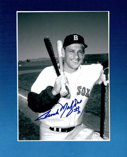 Frank Malzone Boston Red Sox MLB Autographed Photo Poster painting 5x7 (Original)