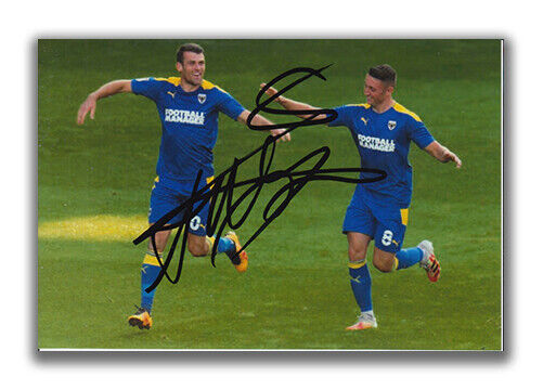 ANTHONY HARTIGAN HAND SIGNED 6X4 Photo Poster painting - AFC WIMBLEDON - FOOTBALL AUTOGRAPH 7.