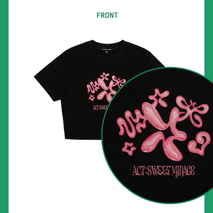 TXT World Tour ACT : SWEET MIRAGE Crop T-Shirt