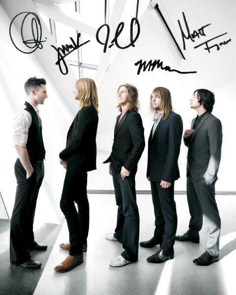 REPRINT - MAROON 5 Adam Levine Autographed Signed 8 x 10 Photo Poster painting Poster