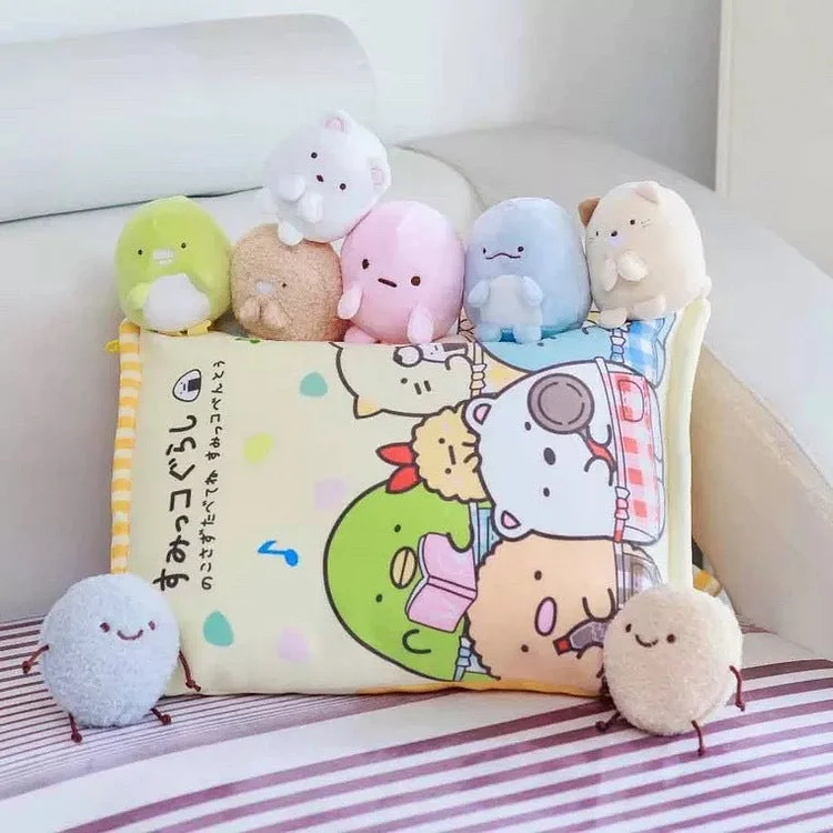 8pcs Kawaii Animal Soft Plush Toy