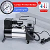 12V Car Tire Pump Cylinder Power System Mini Air Compressor Auto Inflatable Pump