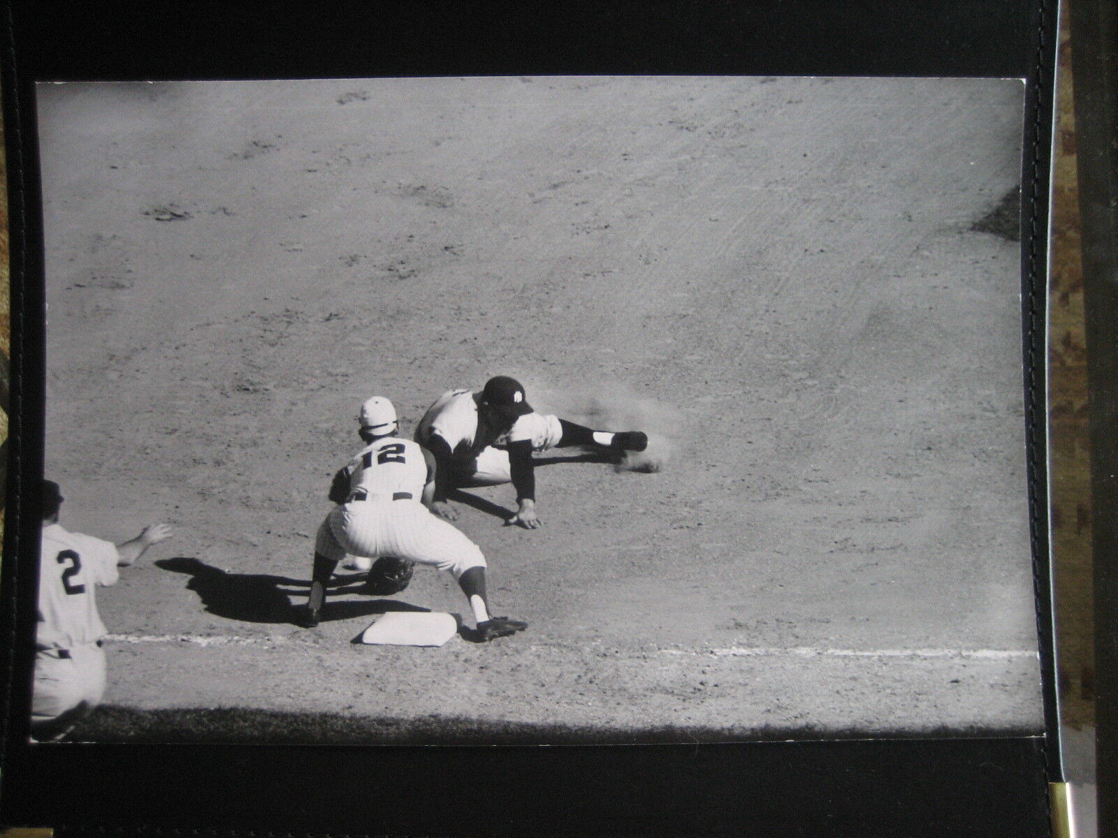 1961 World Series Original OVERSIZED Press Photo Poster painting Berra Yankees Gene se Reds