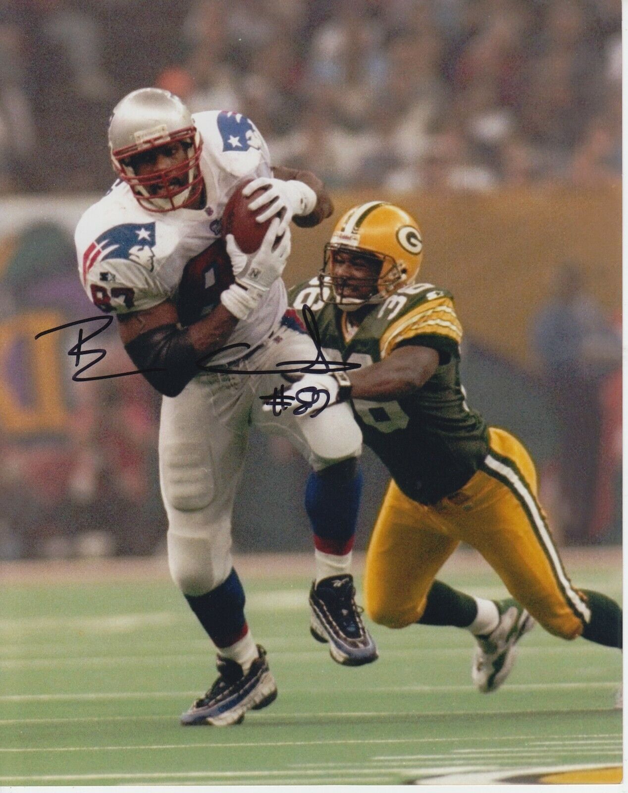 Ben Coates 8x10 Signed w/ COA New England Patriots #1