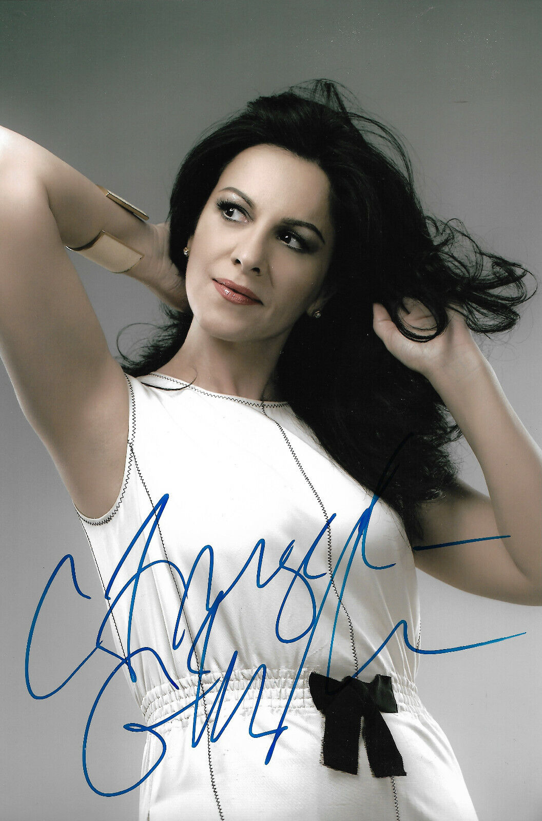 Angela Gheorghiu Opera signed 8x12 inch Photo Poster painting autograph